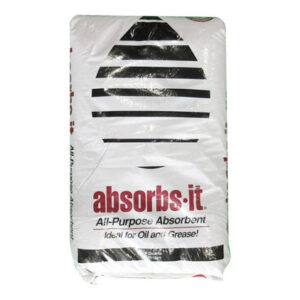 Oil-Dri® Absorbs-It® I06040-G60 All-Purpose Clay Granular Oil & Hydraulic Fluid Absorbent - 28 Quart Poly Bag