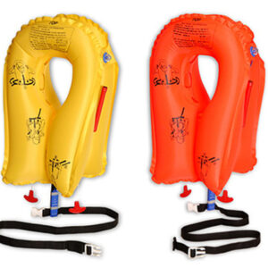 EAM Worldwide P01074-205W Yellow XF-35 Twin-Cell Life Vest with Whistle