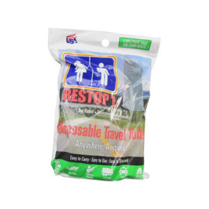 RESTOP RS1-3 Pack Disposable Travel Toilet - Pack of 3
