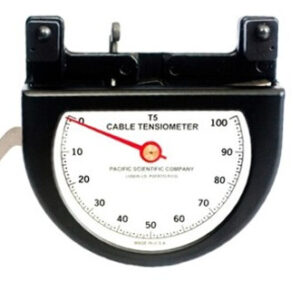 Pacific Scientific T5-2002-401-00 Black Dial Indicating 1/16" to 1/4" 10CWT to 70CWT & 10-150 lbs Cable Tensiometer