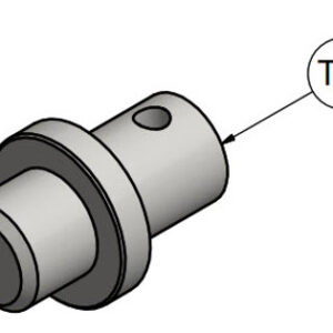 Brackett T-FBO1 Gray Universal Towbar Adapter Kit - 2/Pack