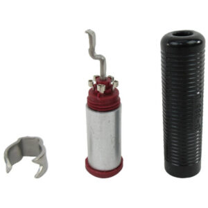Amphenol NEXUS TJ-105 Black/Red Plastic In-Line Molded Contact 4-Conductor Telephone Jack - 10/Pack