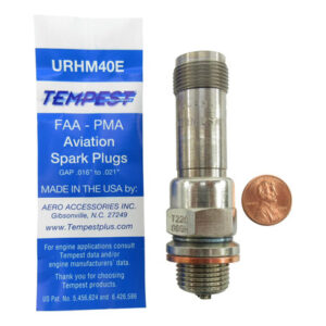TEMPEST® URHM40E Massive Electrode Aircraft Engine Spark Plug