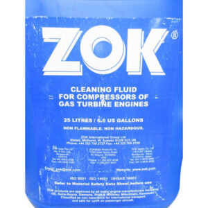 ZOK® mx Concentrated Clear MIL-PRF-85704C/MSSR 9914 Spec Turbine Engine Compressor Cleaner - 6.6 Gallon Pail