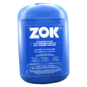 ZOK® 27 Concentrate Yellow MIL-PRF-85704C Spec Gas Turbine Compressor Cleaning Fluid - 6.6 Gallon Pail