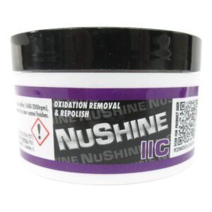 Nuvite® Nushine II® Grade C Oxidation Removal & Re-Polish Metal Polishing Compound - 1/4 Jar - 24/Case