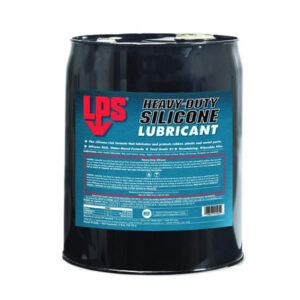 LPS® 01505 White Heavy-Duty Water-Based Silicone Lubricant - 5 Gallon Pail