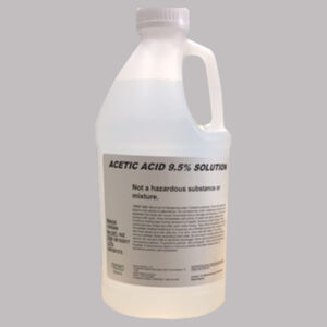 Nexeo Solutions Acetic Acid 9.5% Solution - 1/2 Gallon Plastic Jug - 4/Case