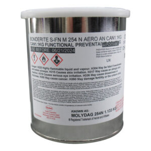 Henkel 1224297 BONDERITE® S-FN M 254N AERO Black Dry Film Lubricant - 1.13 Kg (1.2 lb) Can