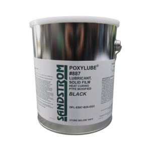 Sandstrom Poxylube® #887 Black PTFE Heat Cure Dry Film Lubricant - Gallon Can
