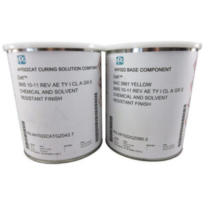 PPG® Deft® 44-Y-022 Yellow BMS 10-11AC TY I CL A GR E Spec Chromate Water Reducible Epoxy Primer - Gallon Kit - 4/Case