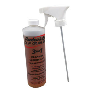 RADCOLUBE® CLP Transparent MIL-PRF-63460E Spec 3-in-1 Gun Oil - Pint (16 oz) Trigger-Spray Bottle - 24/Pack
