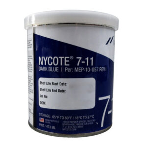 Nycote® 7-11DKBL Dark Blue MEP10-057 Spec Liquid Nylon Varnish - Pint Can