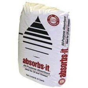 Oil-Dri® Absorbs-It® I06040-G50 All-Purpose Clay Granular Oil & Hydraulic Fluid Absorbent - 35 Quart Poly Bag