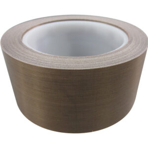 3M™ 021200-16154 Brown 5451 5.3 Mil PTFE Glass Cloth Tape - 2" x 36 Yard Roll - 6/Pack