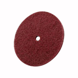 3M™ Scotch-Brite™ 27745 Maroon 6" x 1/2" Medium Aluminum Oxide High Strength Disc - 40/Pack