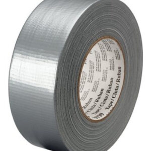 3M™ 051131-06975 Silver 3939 Heavy-Duty 9 Mil Duct Tape - 1.88" x 60 Yard Roll - 24/Pack