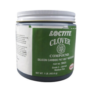 Henkel 29431 LOCTITE® CLOVER® Gray Grade C / 220 Grit Silicon Carbide Pat Gel Water Mix Paste - 453.6 Gram (16 oz) Can