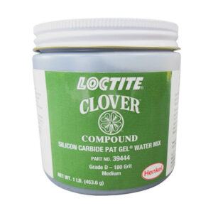 Henkel 39444 LOCTITE® CLOVER® Gray Grade D / 180 Grit Silicon Carbide Pat Gel Water Mix Paste - 453.6 Gram (16 oz) Can
