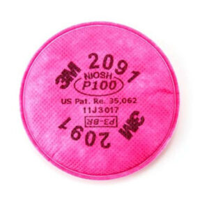 3M™ 2091/07000(AAD) Magenta P100 Particulate Filter - Pack of 2