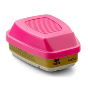 3M™ 60926 Magenta/Olive P100 Multi Gas/Vapor Cartridge/Filter - Pack of 2