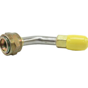 Schrader 5784 High Pressure Strut Coupler - 7/16"-20 thread for 1/4" tube - 5,000 PSIG
