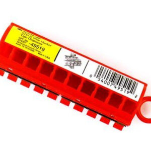 3M™ 054007-12174 ScotchCode™ STD-0-9X Red Wire Marker Tape Dispenser with Tape