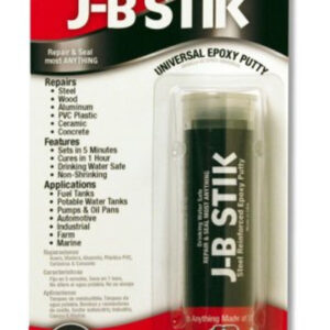 J-B Weld™ 8267-S SteelStik™ Steel Reinforced Epoxy Putty - 2 oz Stick - 48 Each