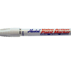 Markal 96820 White 1/8" (3 mm) Valve Action Paint Marker