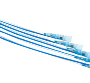TE Connectivity B-040-22-N Transparent Blue Coaxial Terminator Polyvinylidene Fluoride - 5/Pack