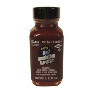 GC™ Electronics 10-9002 Red Electrical Insulating Varnish - 2 oz Bottle - 10/Pack