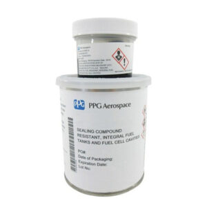 PPG® PR-2701 Black PRC Standard Spec General-Purpose Elastomeric Adhesive - 20 oz Kit - 16/Pack