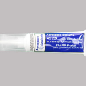 Aerospace Sealants AS159 FAA-PMA Red Silicone Adhesive Sealant - 3 oz Tube - 12/Pack
